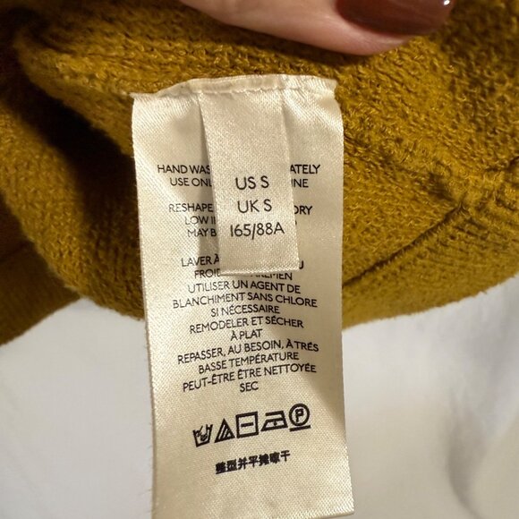 Free People Ottoman Slouchy Green Oversized Tunic Sweater Size S - Picture 3 of 7